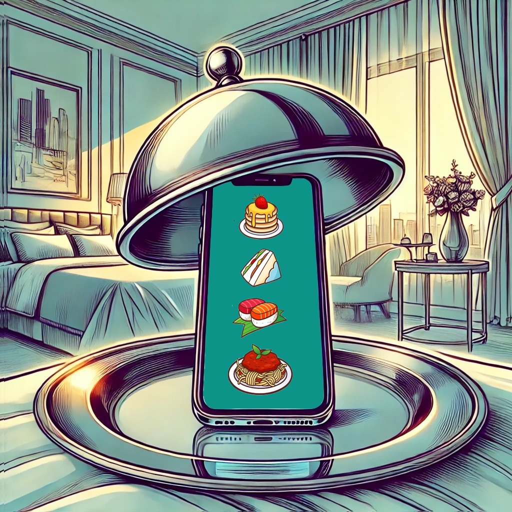 Stayi Room Service Mobile Interface - Digital menu and ordering system